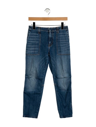 Nili Lotan Mid-Rise Skinny Leg Jeans