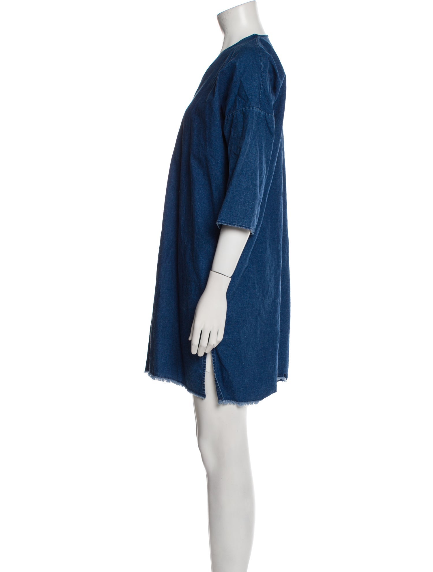 Nili Lotan V-Neck Mini Dress