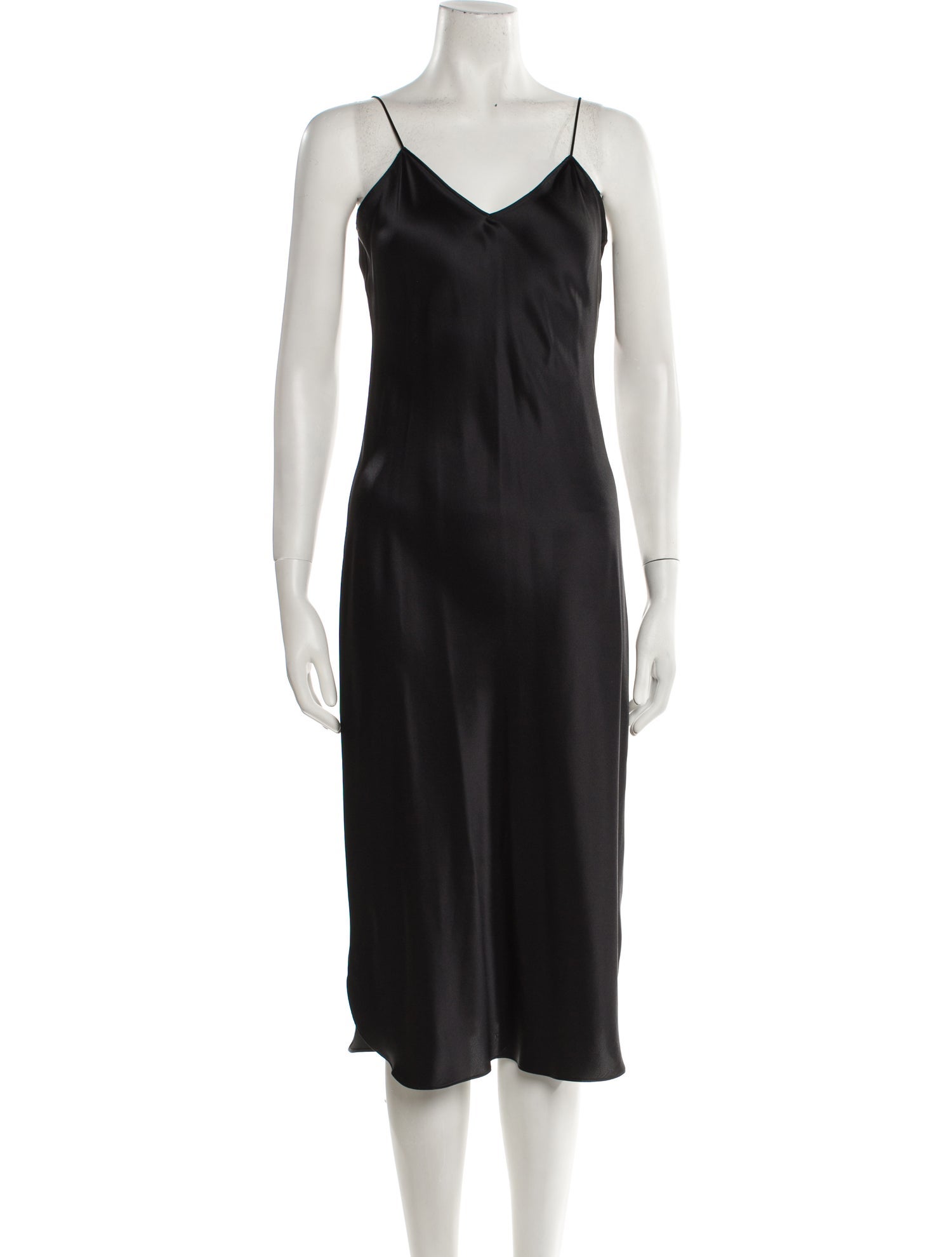 Nili Lotan V-Neck Midi Length Dress