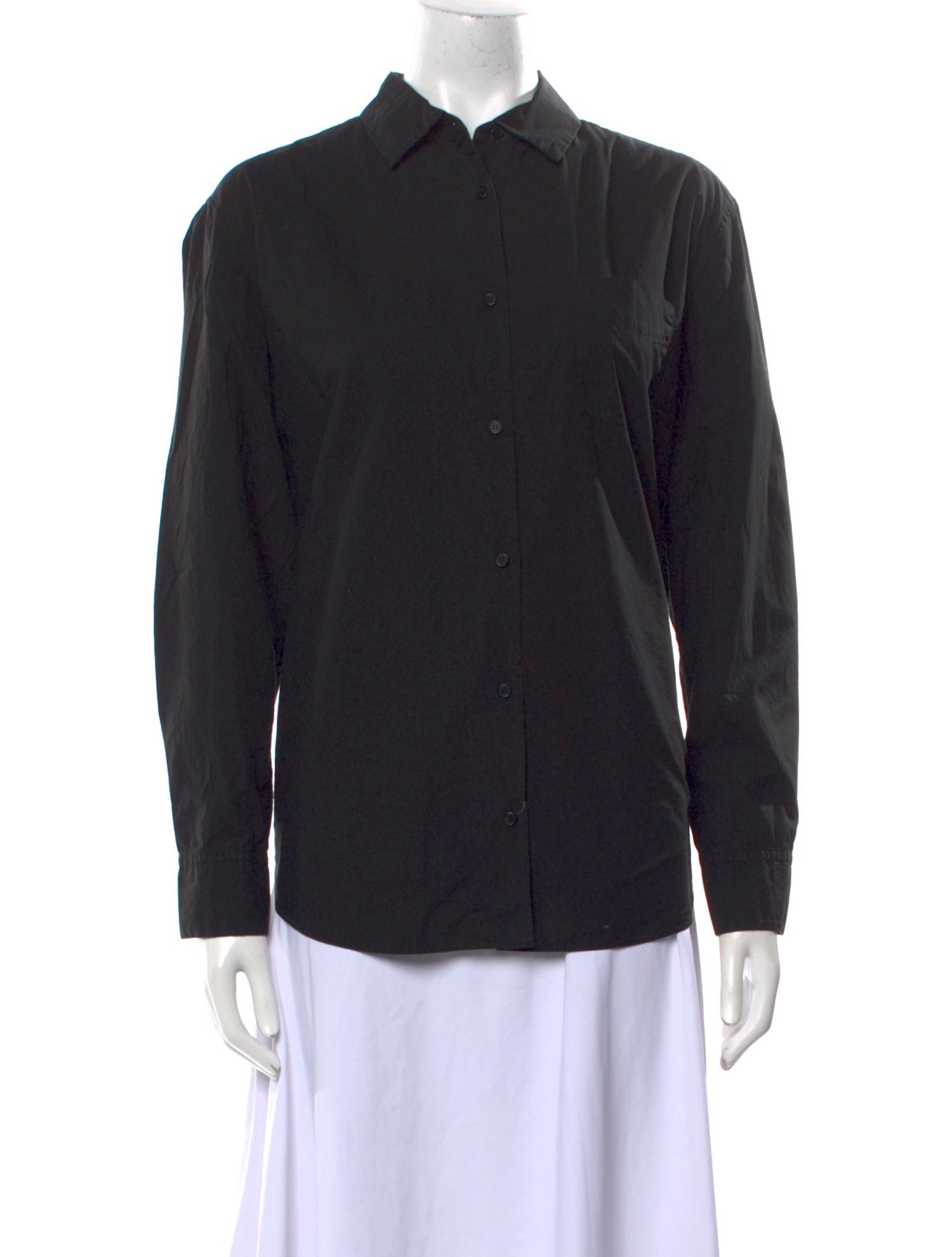 Nili Lotan Long Sleeve Button-Up Top