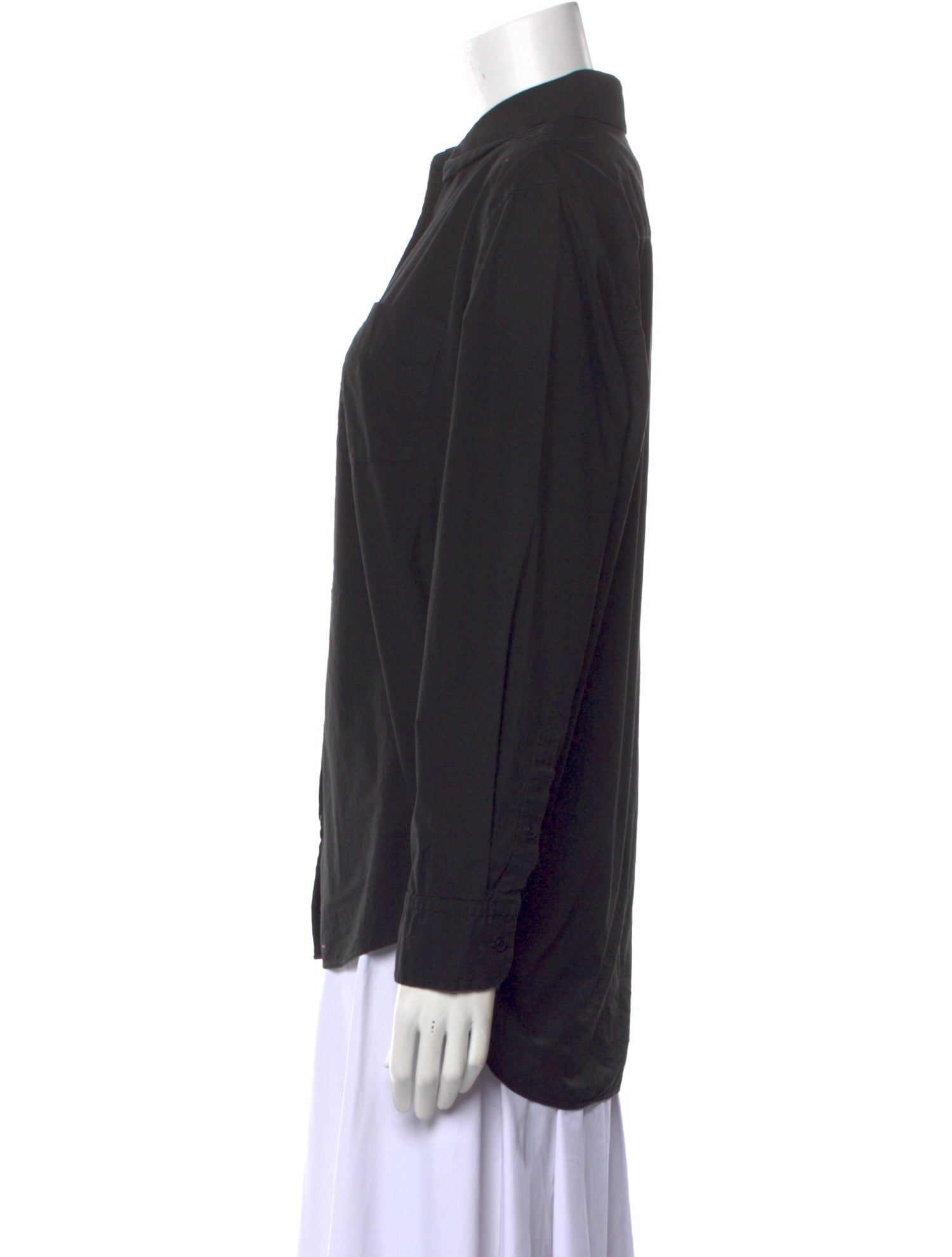 Nili Lotan Long Sleeve Button-Up Top