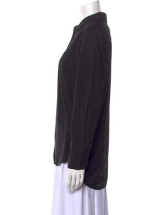 Nili Lotan Long Sleeve Button-Up Top