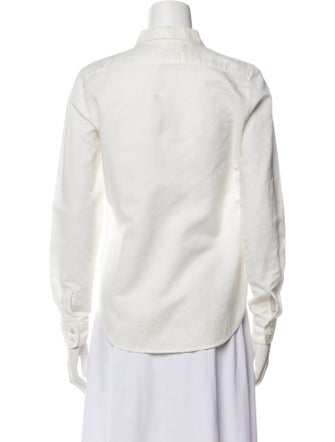 Nili Lotan Long Sleeve Button-Up Top