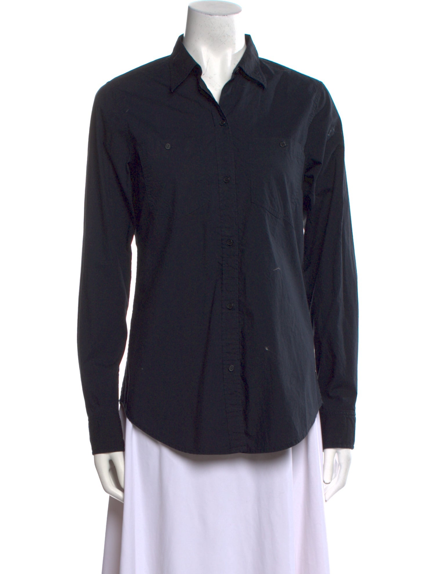 Nili Lotan Long Sleeve Button-Up Top