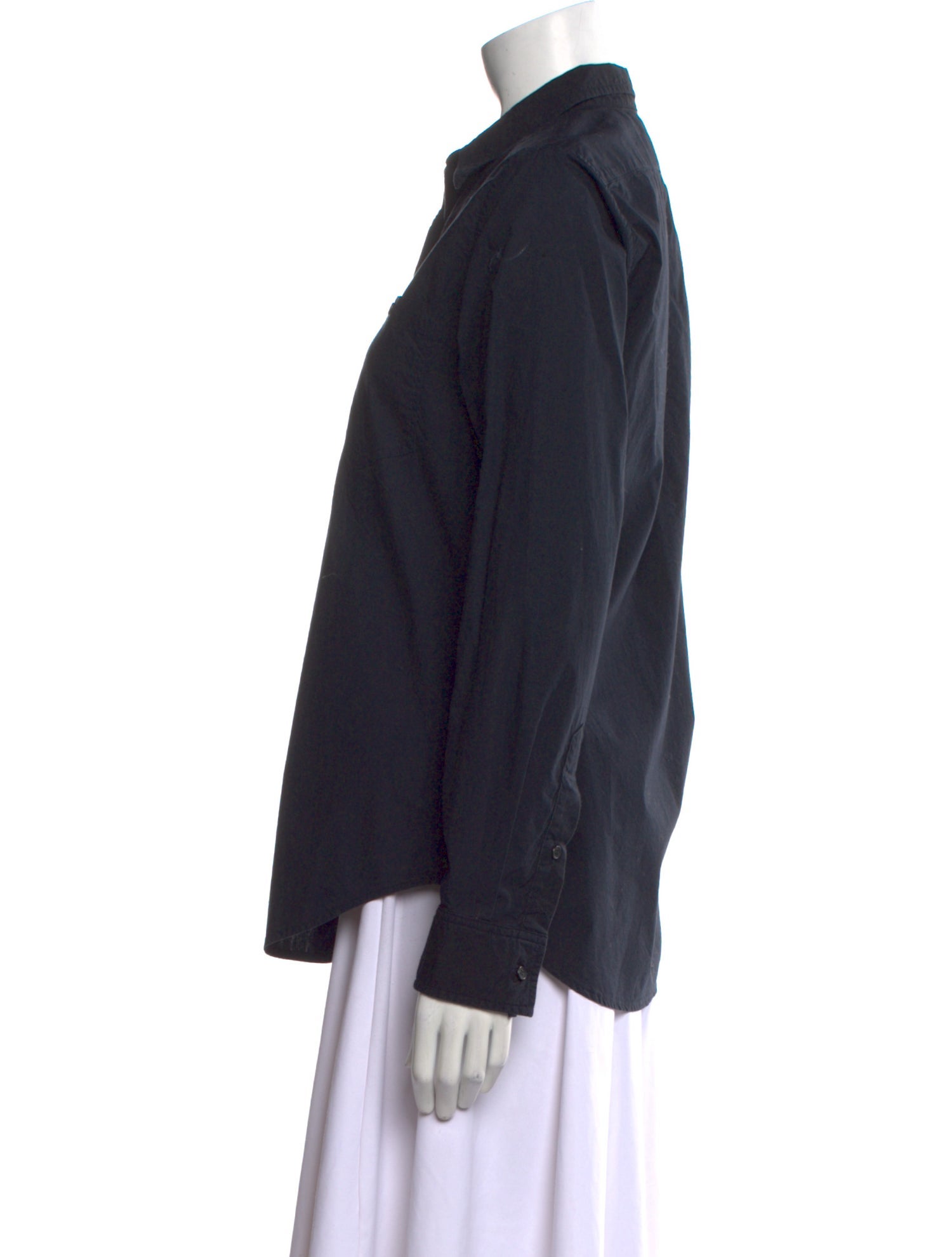 Nili Lotan Long Sleeve Button-Up Top