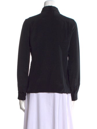 Nili Lotan Long Sleeve Button-Up Top