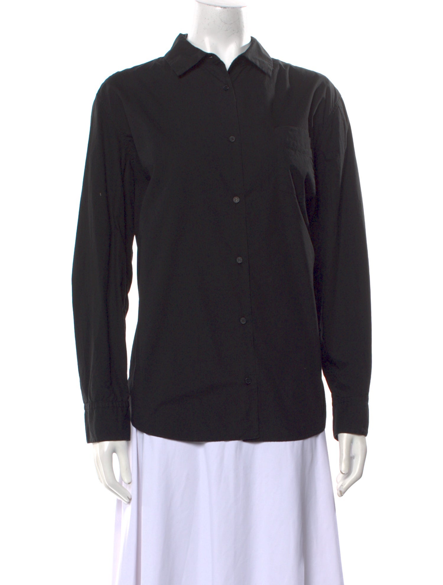 Nili Lotan Long Sleeve Button-Up Top