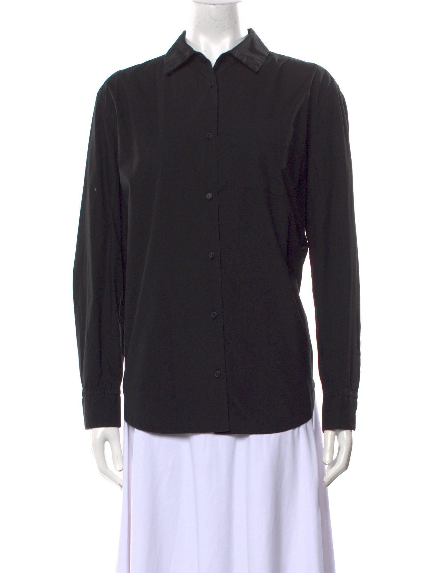 Nili Lotan Long Sleeve Button-Up Top