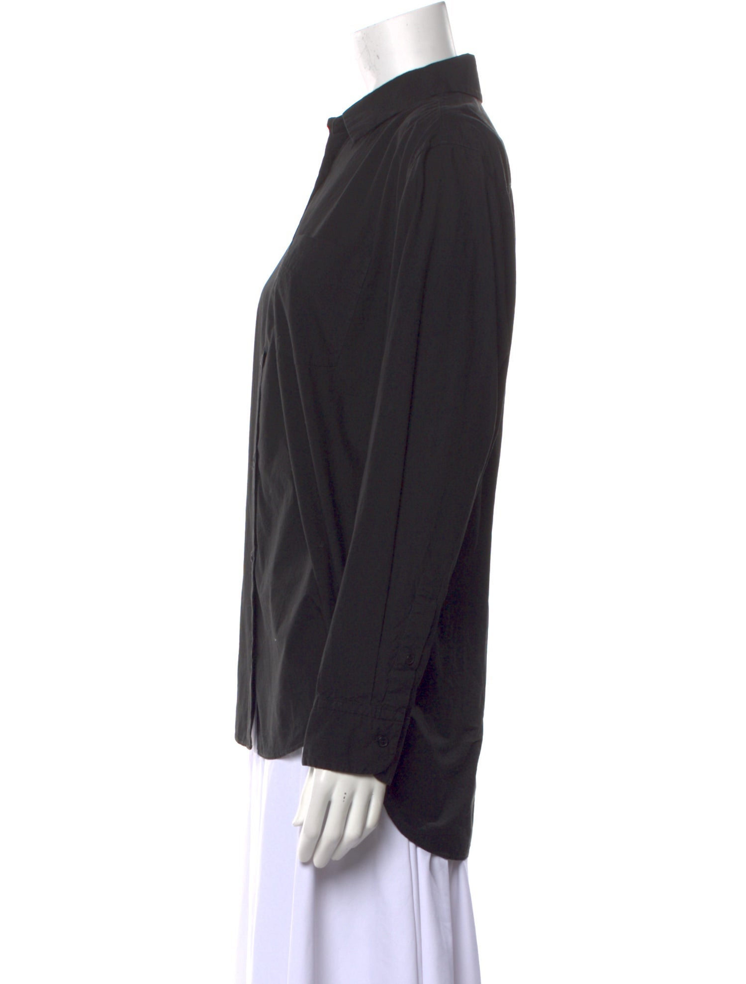 Nili Lotan Long Sleeve Button-Up Top