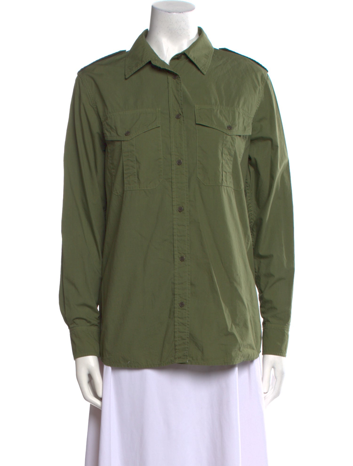 Nili Lotan Long Sleeve Button-Up Top