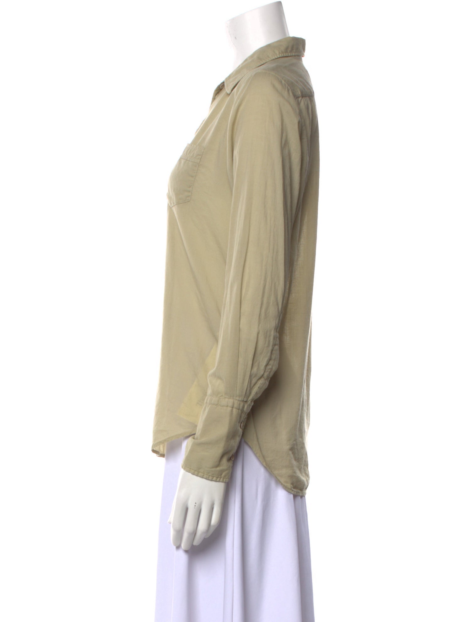 Nili Lotan Long Sleeve Button-Up Top