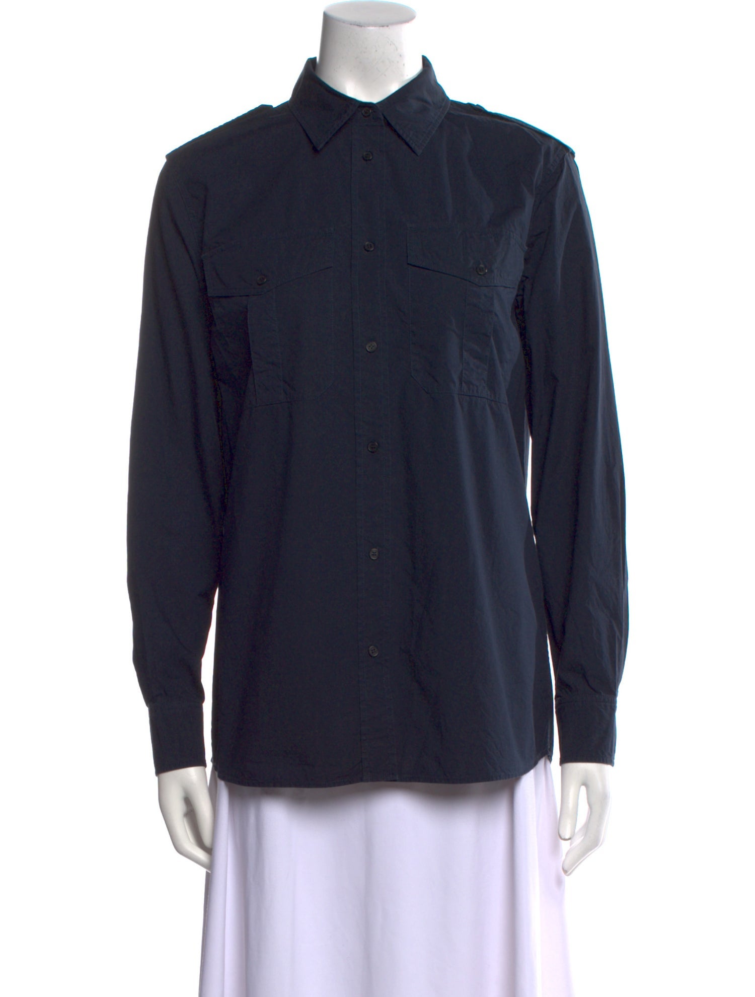 Nili Lotan Long Sleeve Button-Up Top