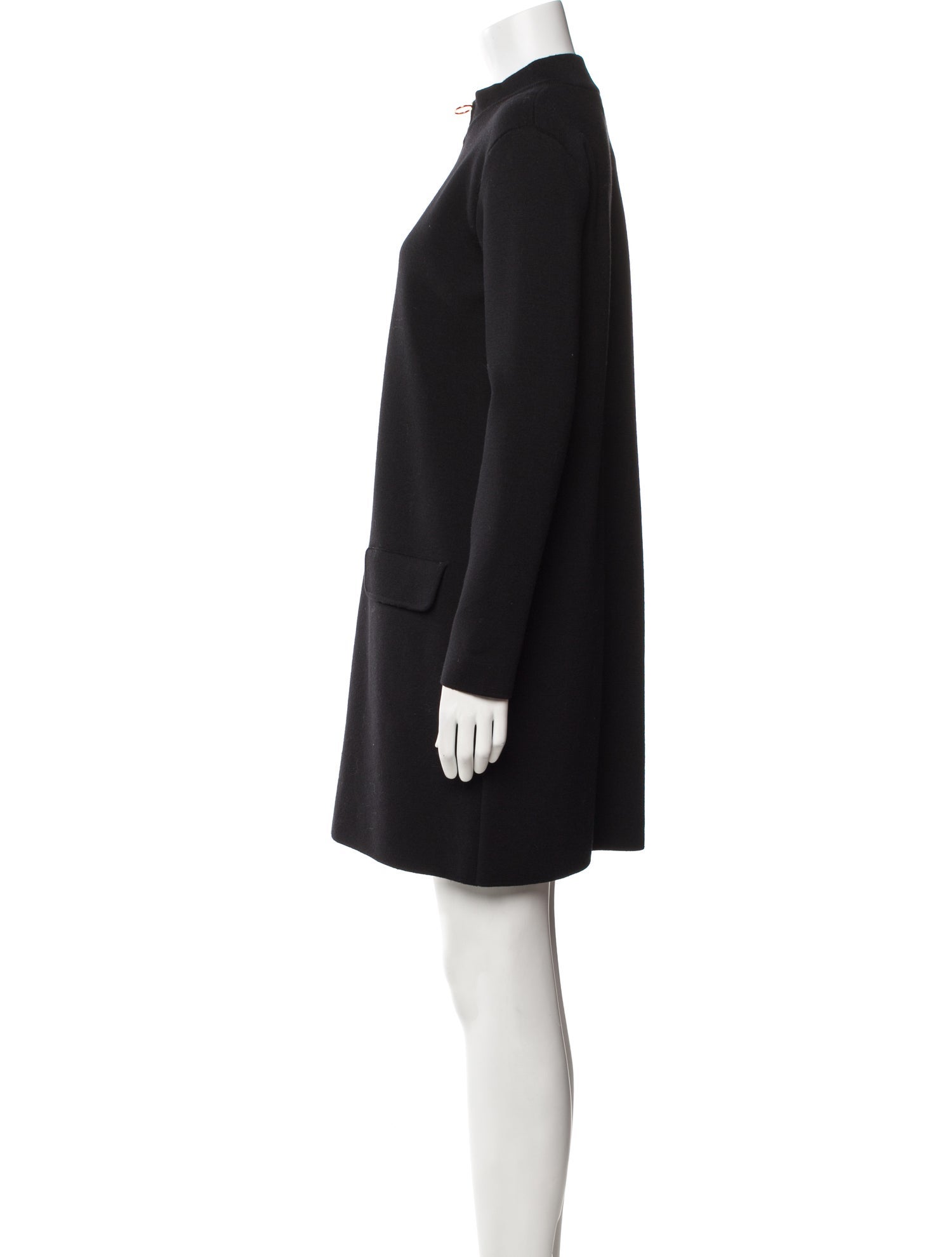 Nili Lotan Mock Neck Mini Dress