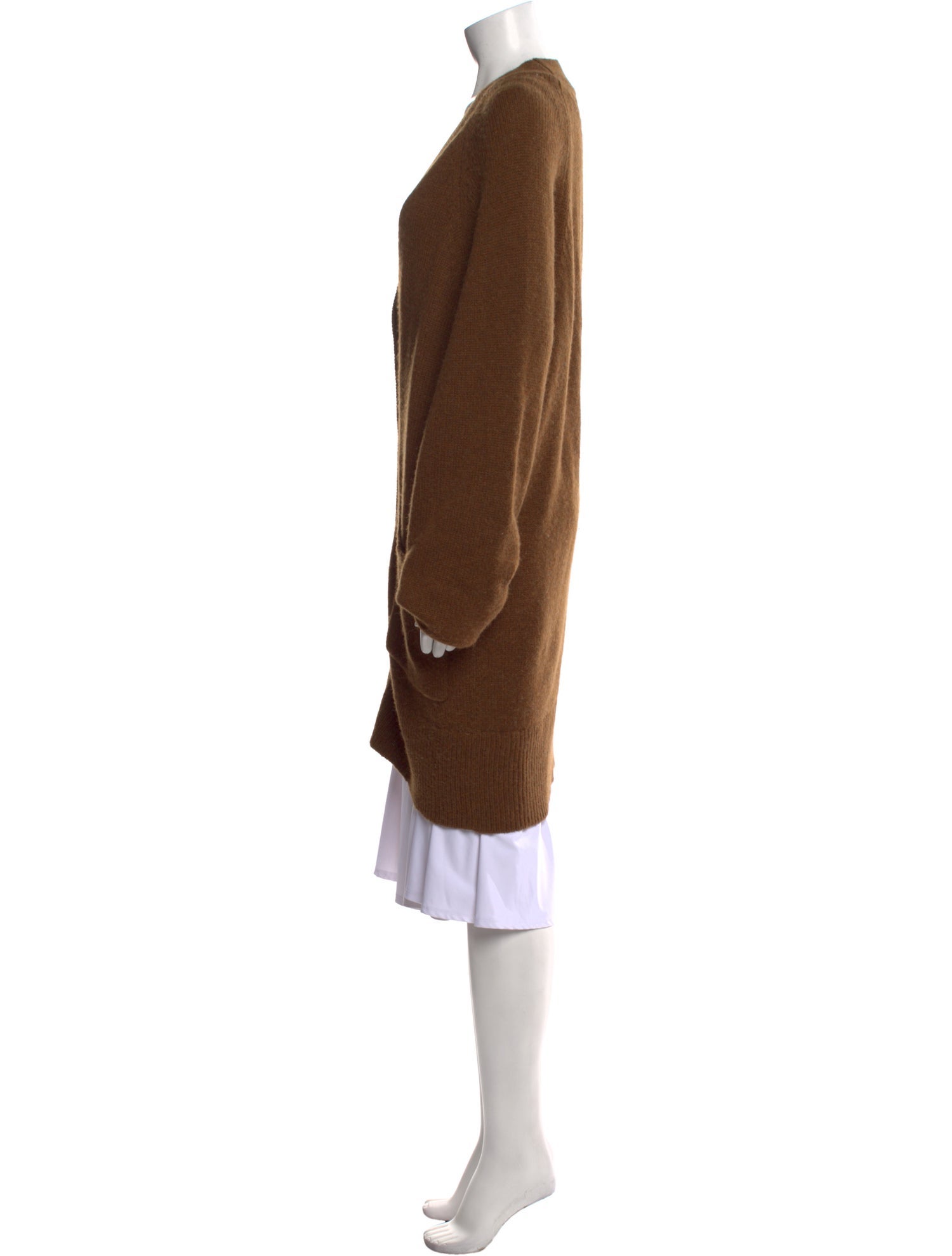 Nili Lotan V-Neck Long Sleeve Cardigan