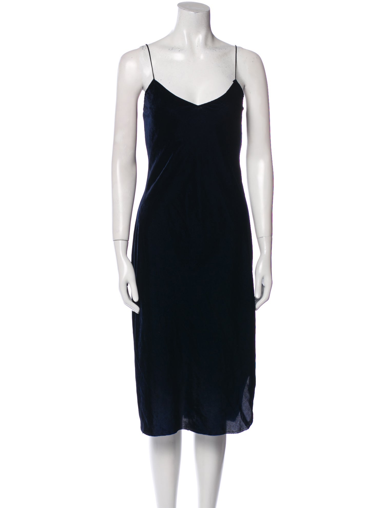 Nili Lotan V-Neck Midi Length Dress