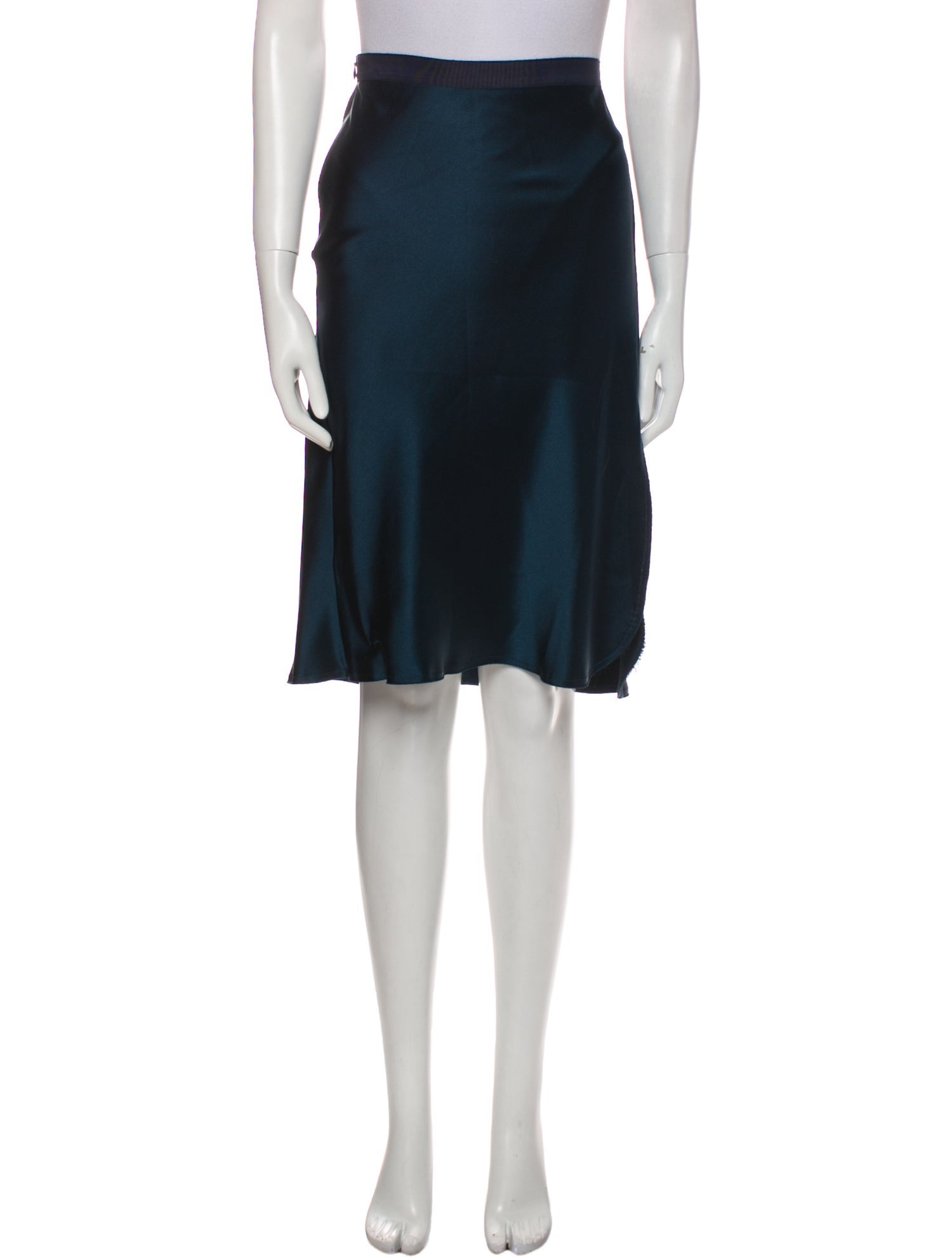 Nili Lotan Silk Knee-Length Skirt