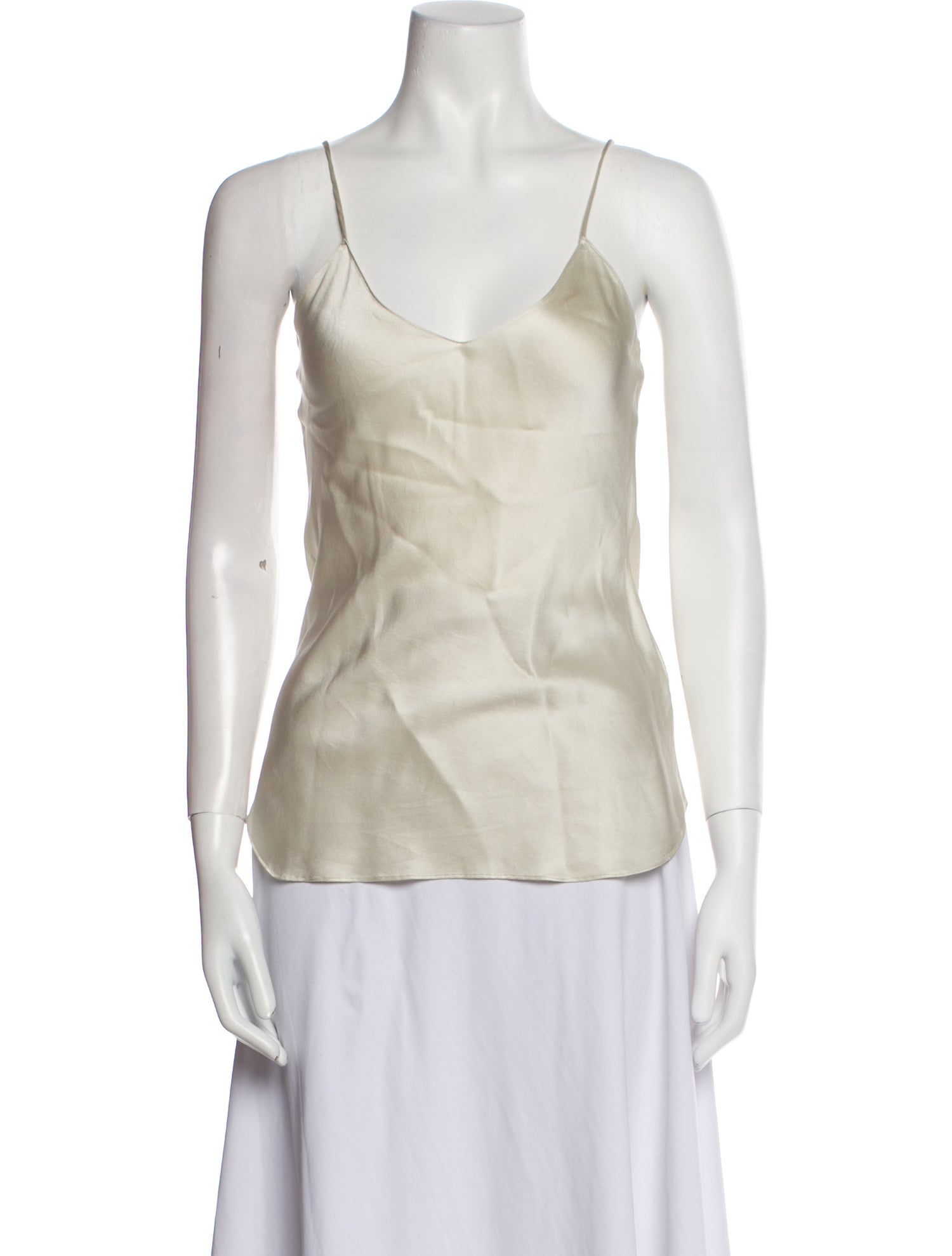 Nili Lotan Silk V-Neck Top