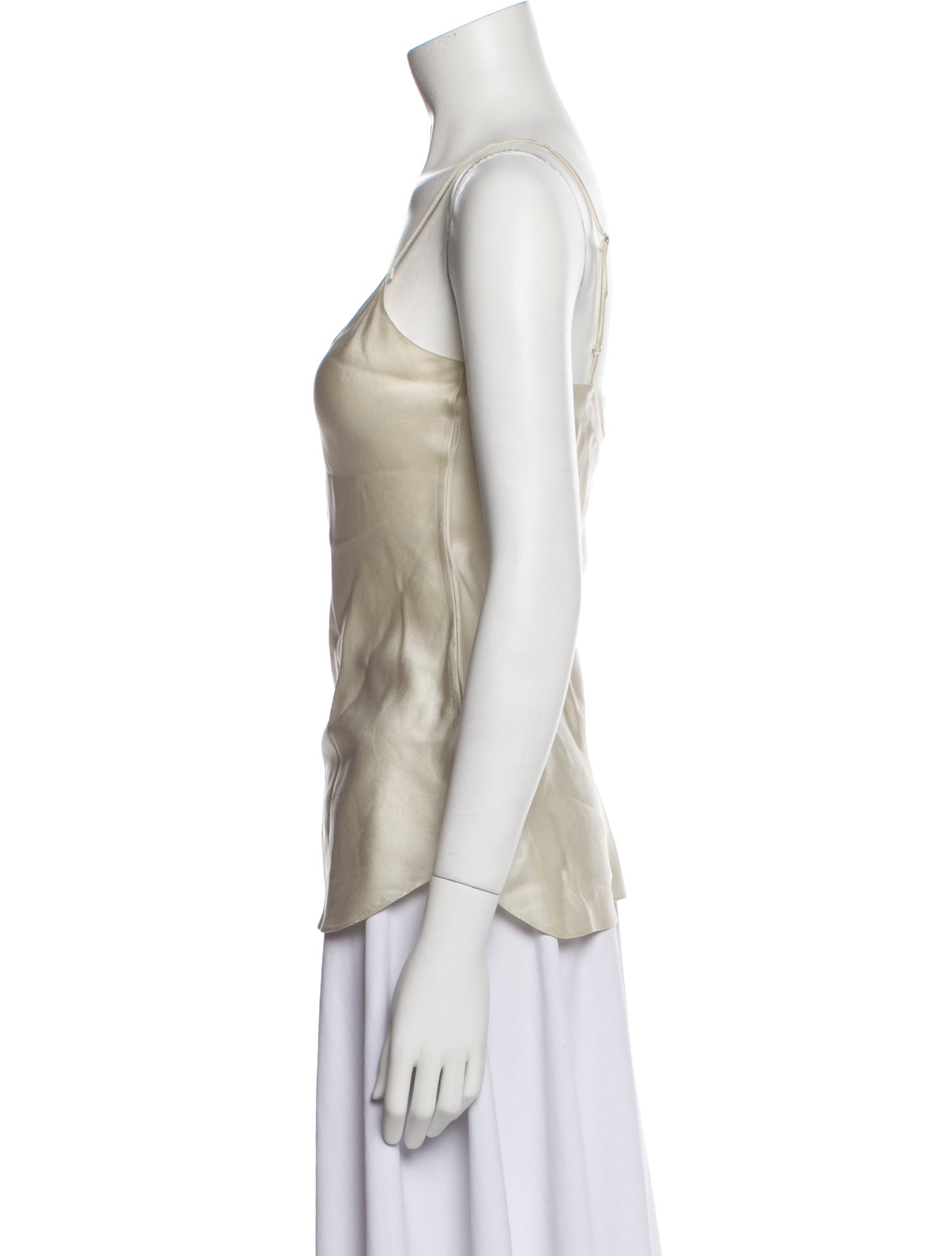 Nili Lotan Silk V-Neck Top