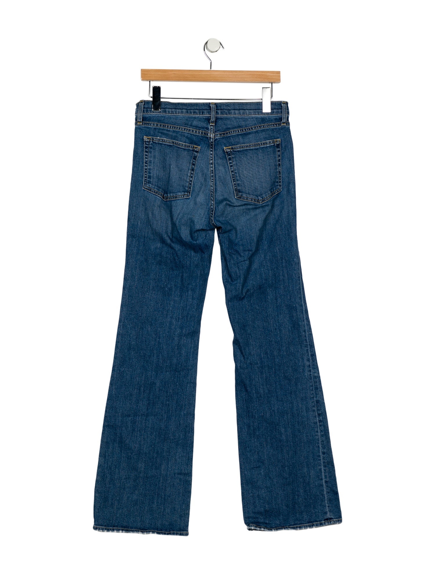 Nili Lotan Mid-Rise Wide Leg Jeans