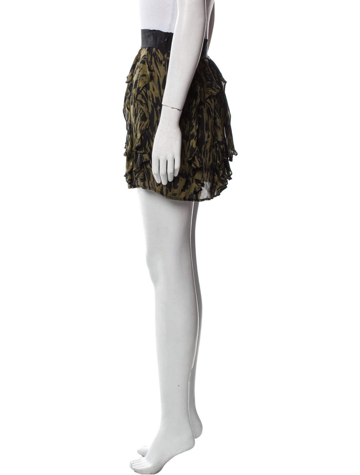 Nili Lotan Silk Mini Skirt