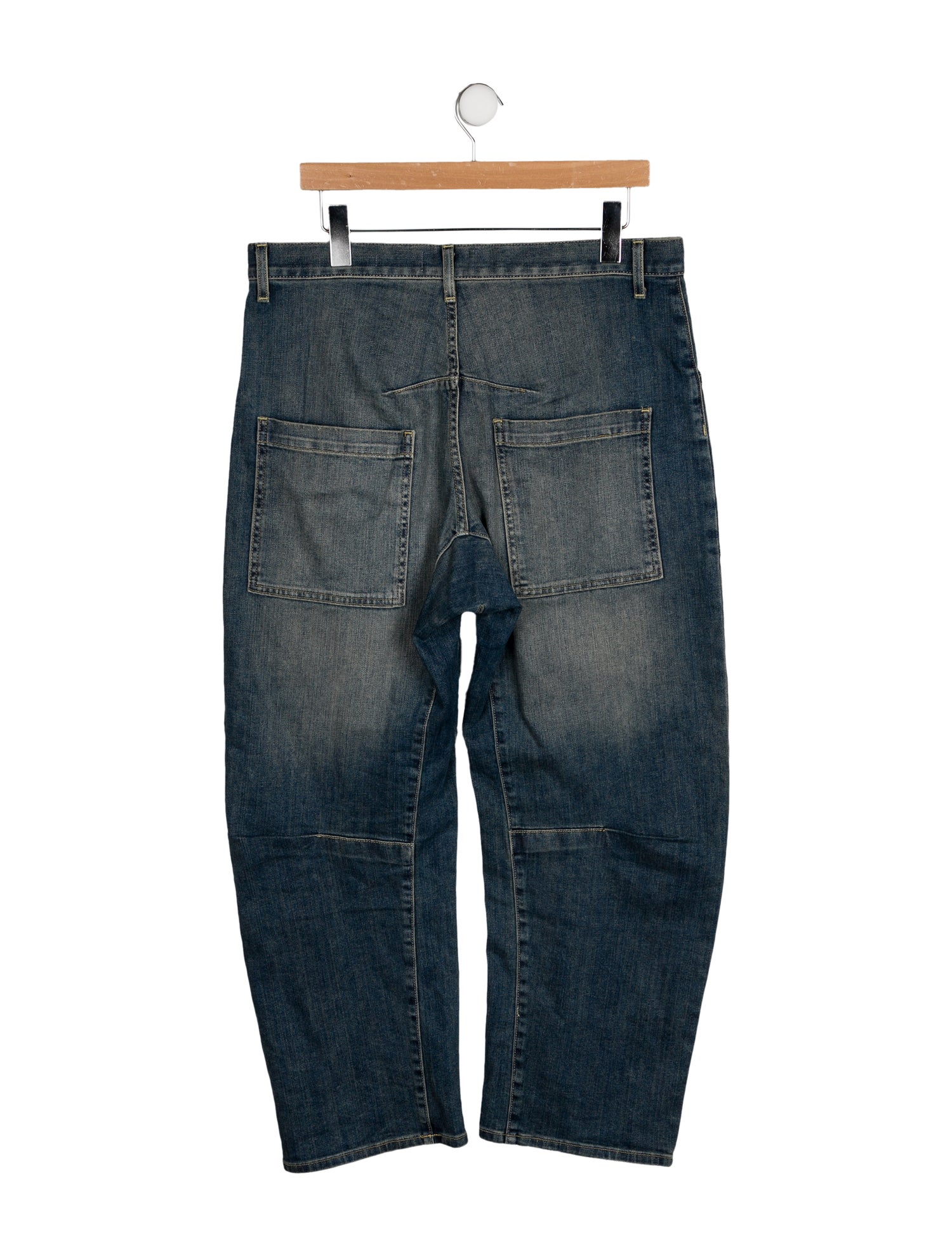 Nili Lotan High-Rise Straight Leg Jeans