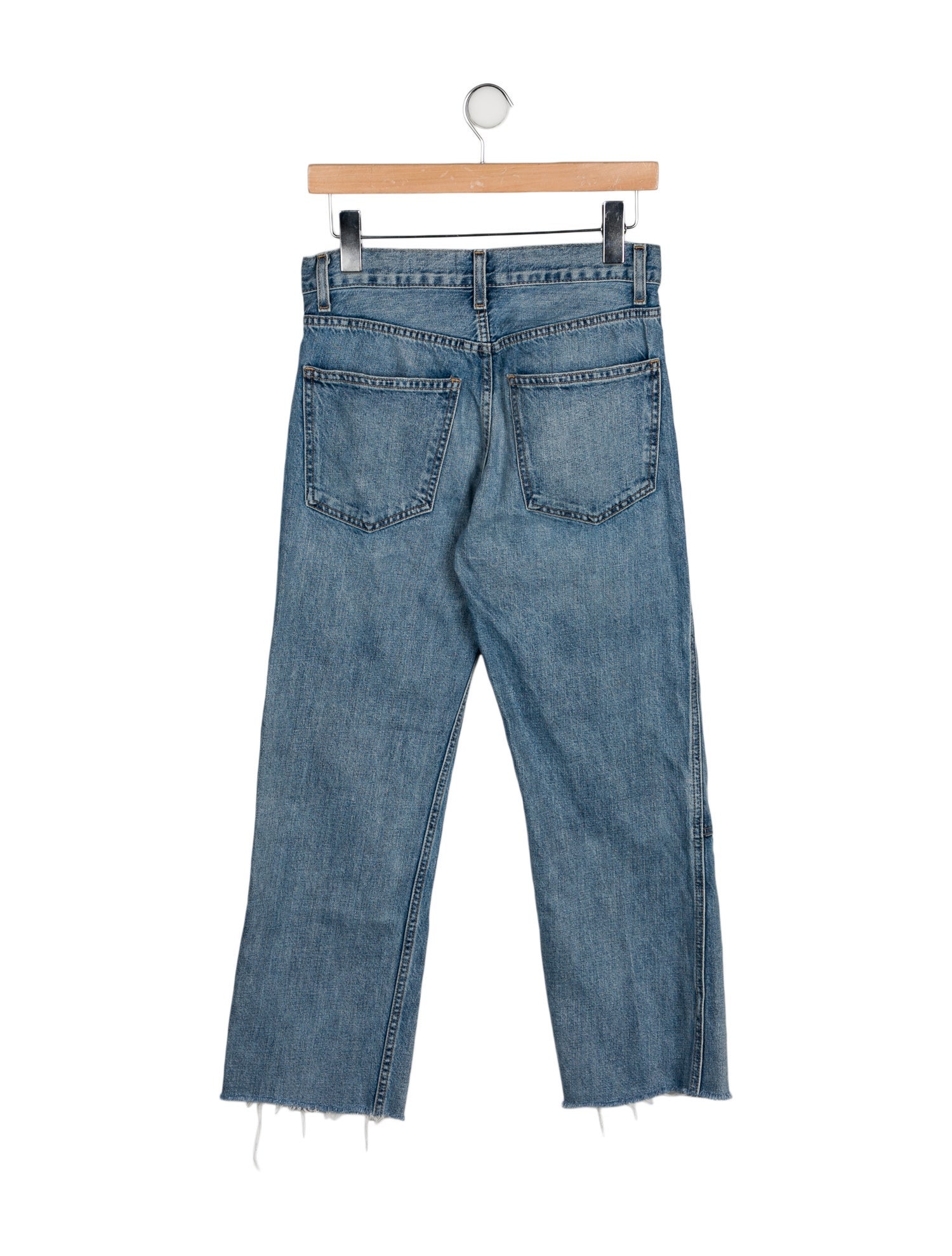 Nili Lotan Mid-Rise Straight Leg Jeans