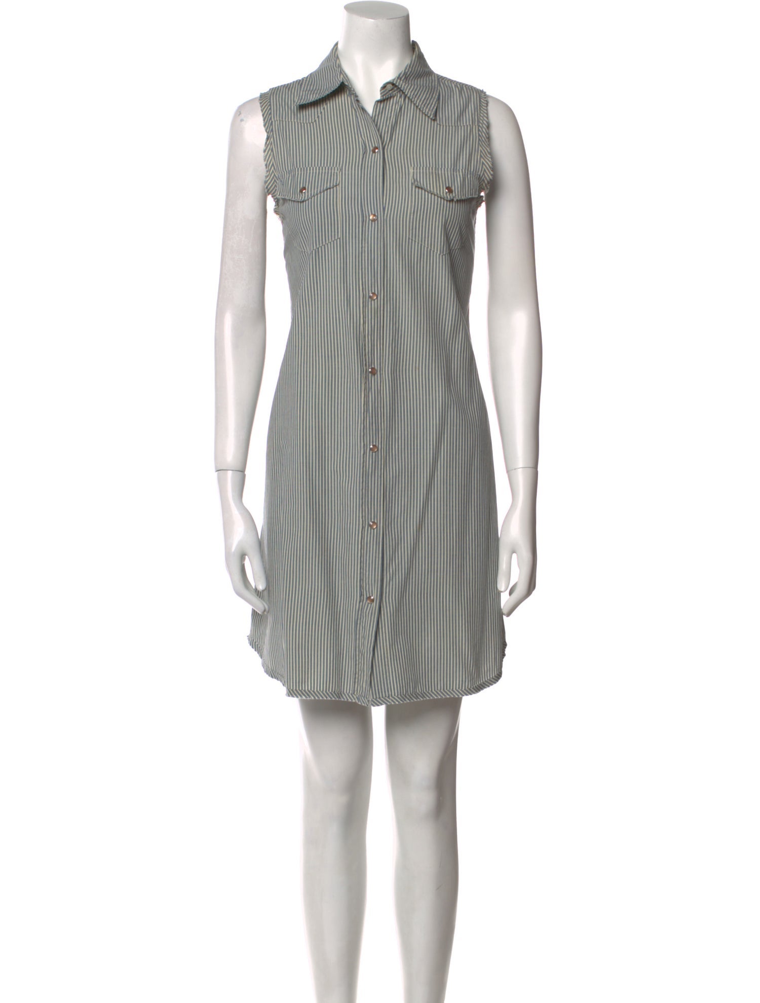 Nili Lotan Striped Knee-Length Dress