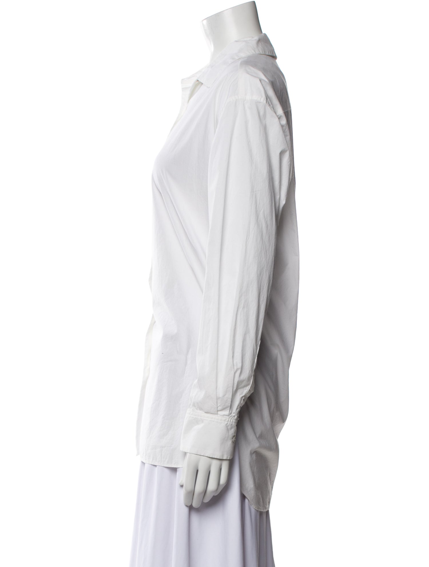 Nili Lotan Long Sleeve Button-Up Top