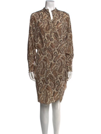 Nili Lotan Silk Knee-Length Dress