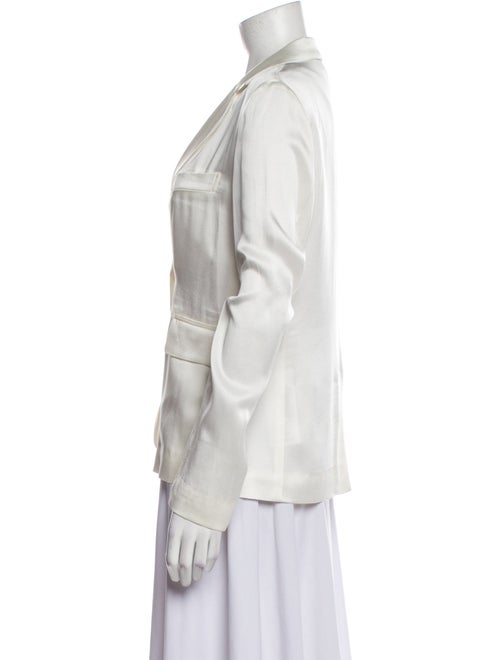 Nili Lotan Silk Blazer