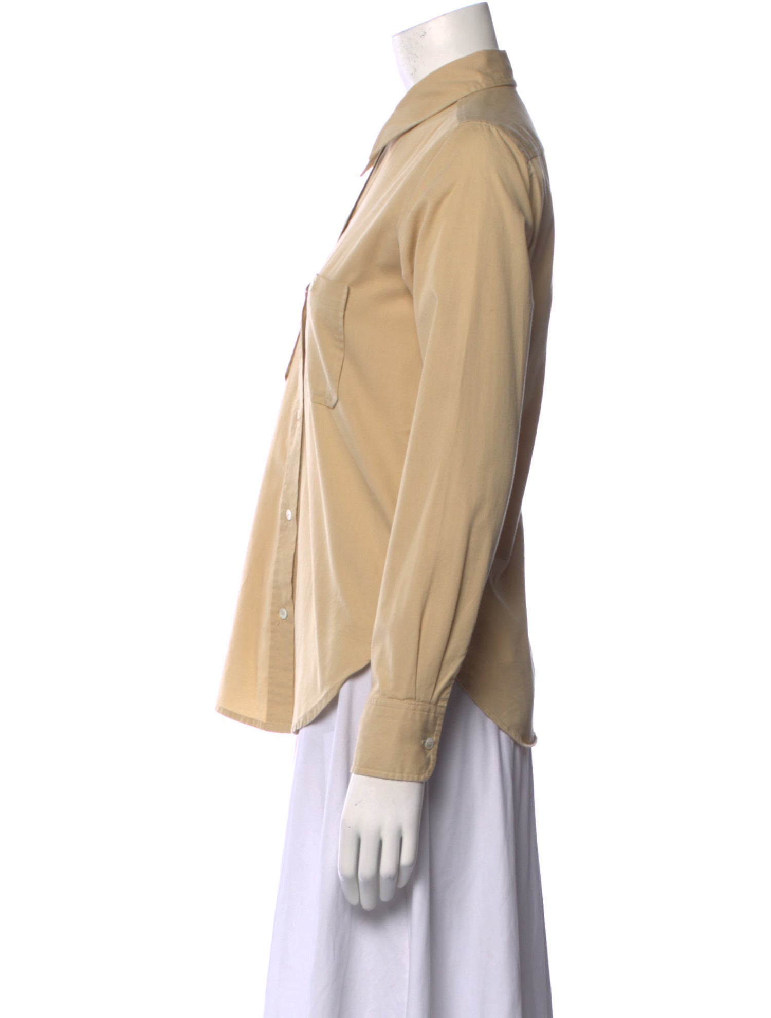 Nili Lotan Long Sleeve Button-Up Top