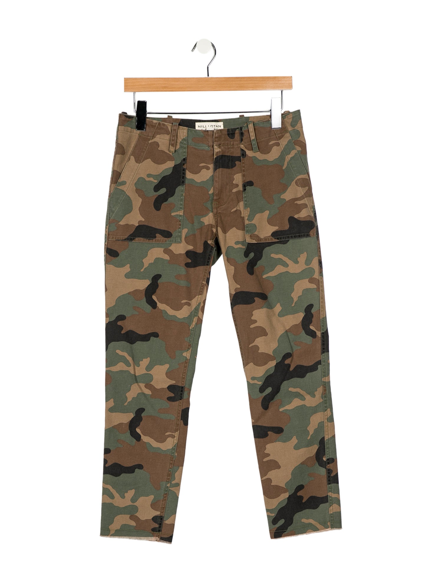 Nili Lotan Mid-Rise Straight Leg Jeans