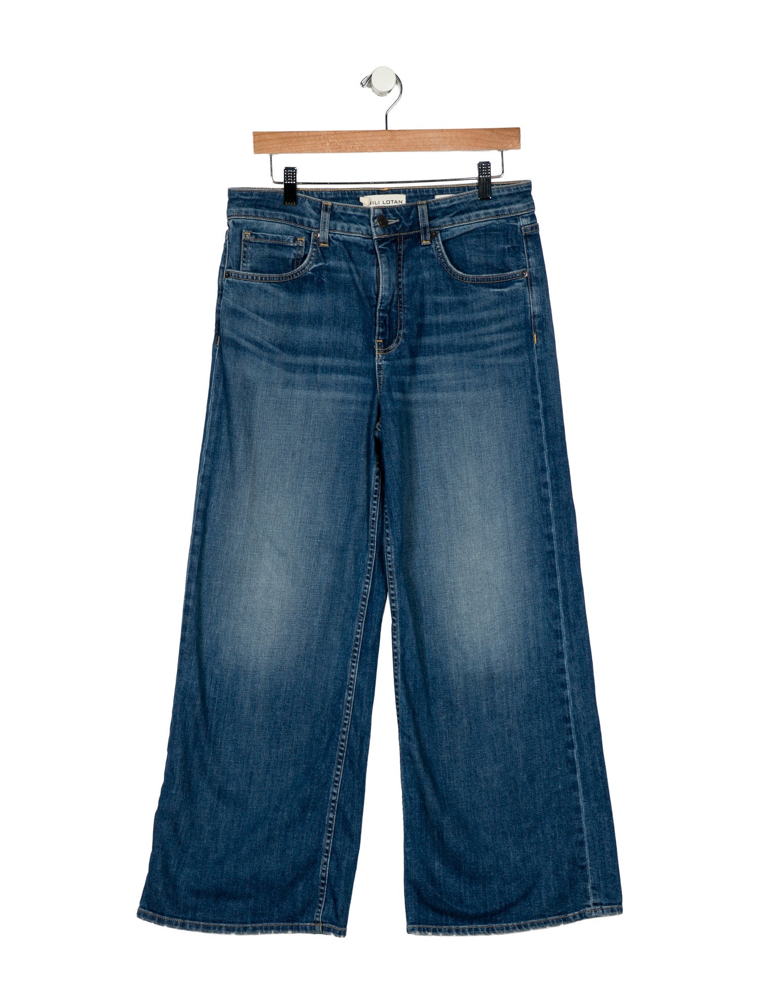 Nili Lotan High-Rise Wide Leg Jeans