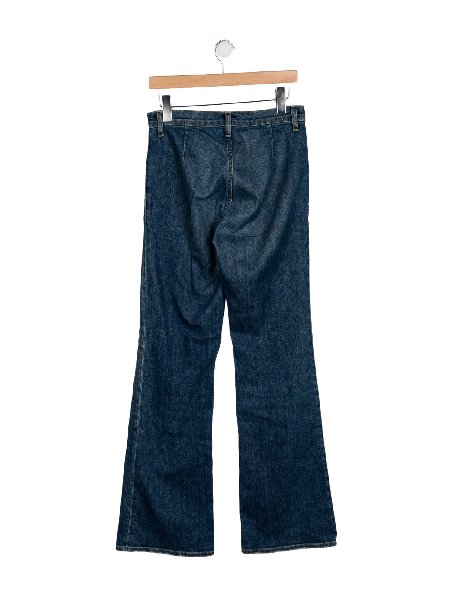 Nili Lotan Mid-Rise Wide Leg Jeans