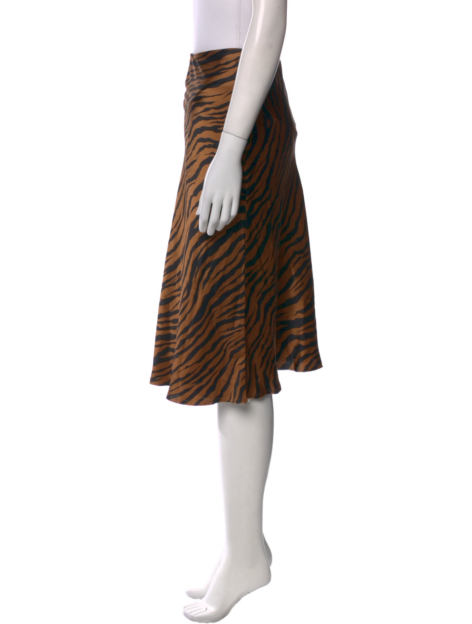 Nili Lotan Silk Knee-Length Skirt w/ Tags