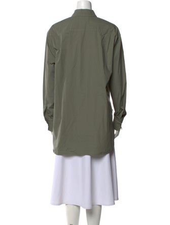 Nili Lotan Long Sleeve Button-Up Top