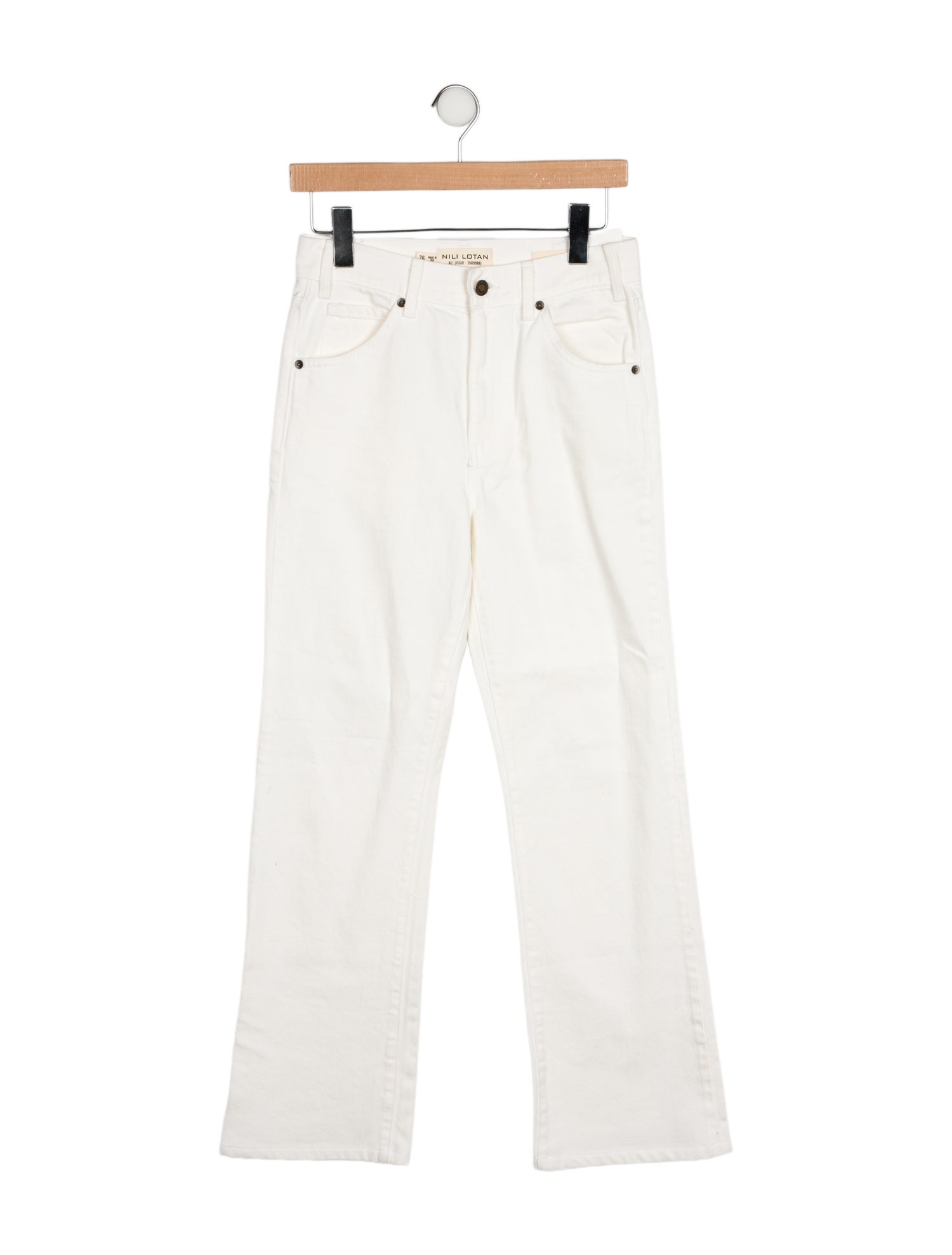 Nili Lotan High-Rise Wide Leg Jeans