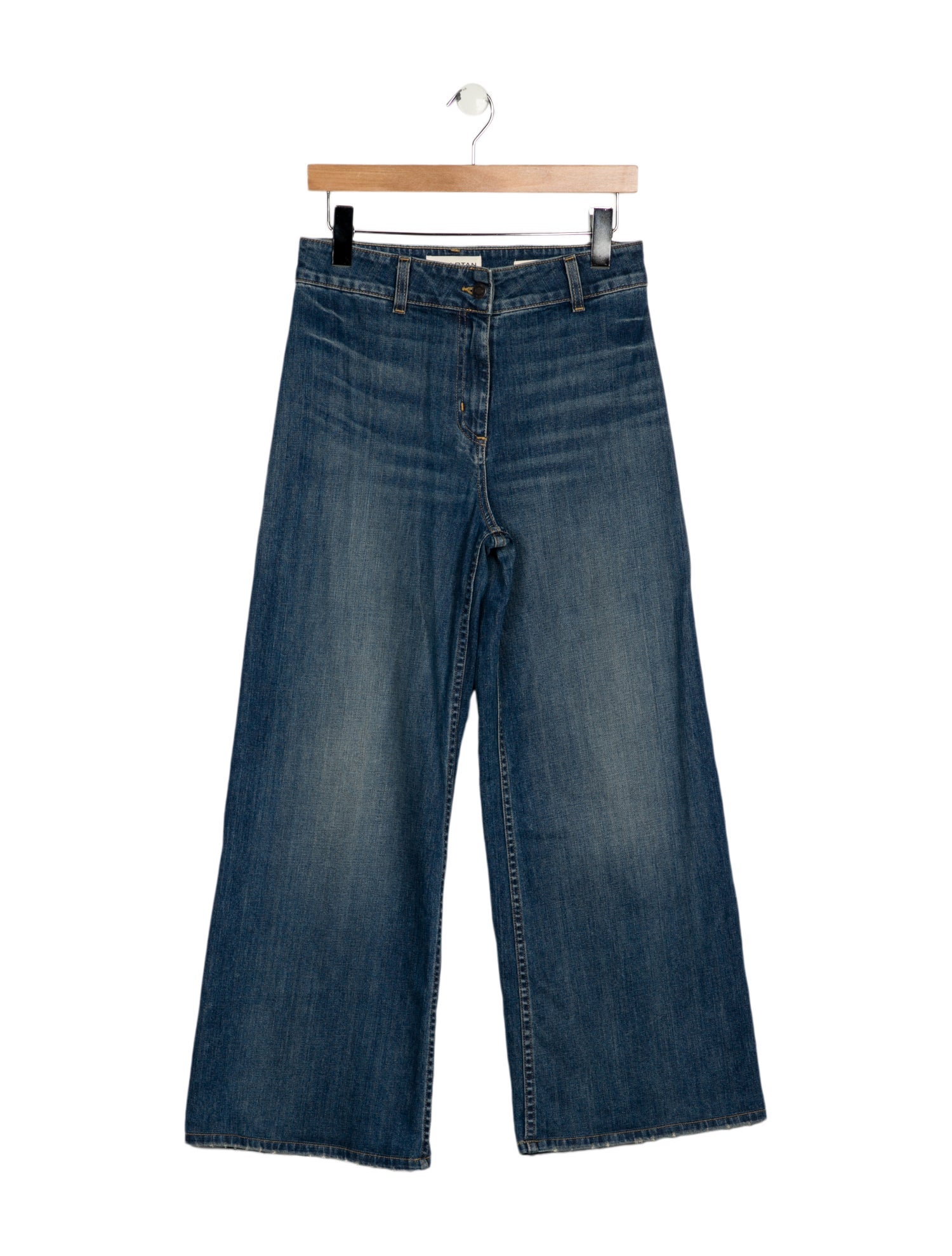 Nili Lotan High-Rise Wide Leg Jeans