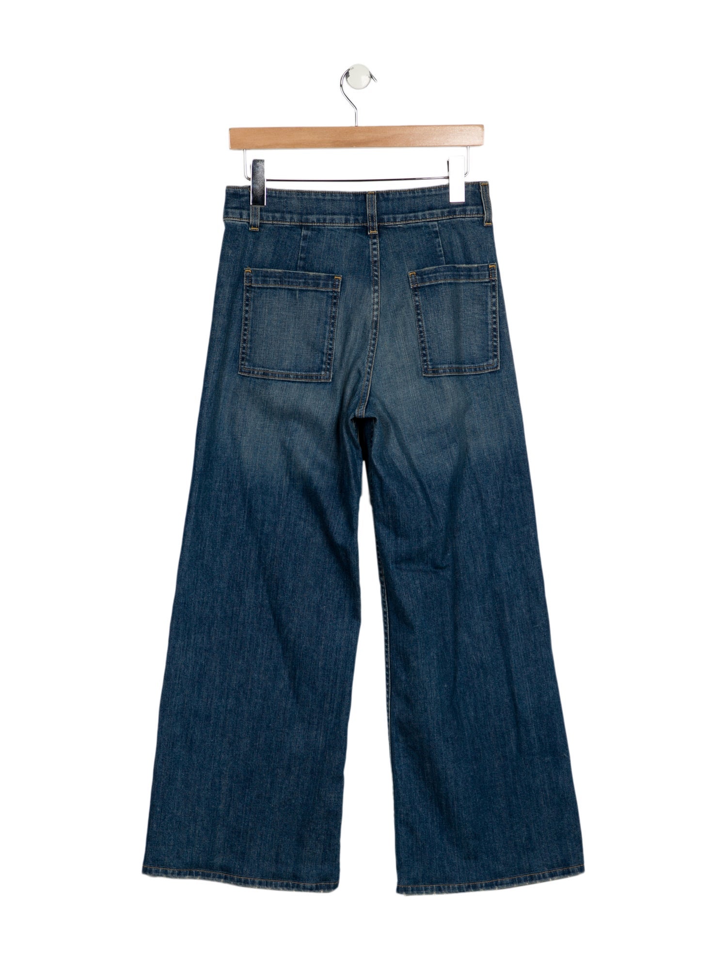 Nili Lotan High-Rise Wide Leg Jeans