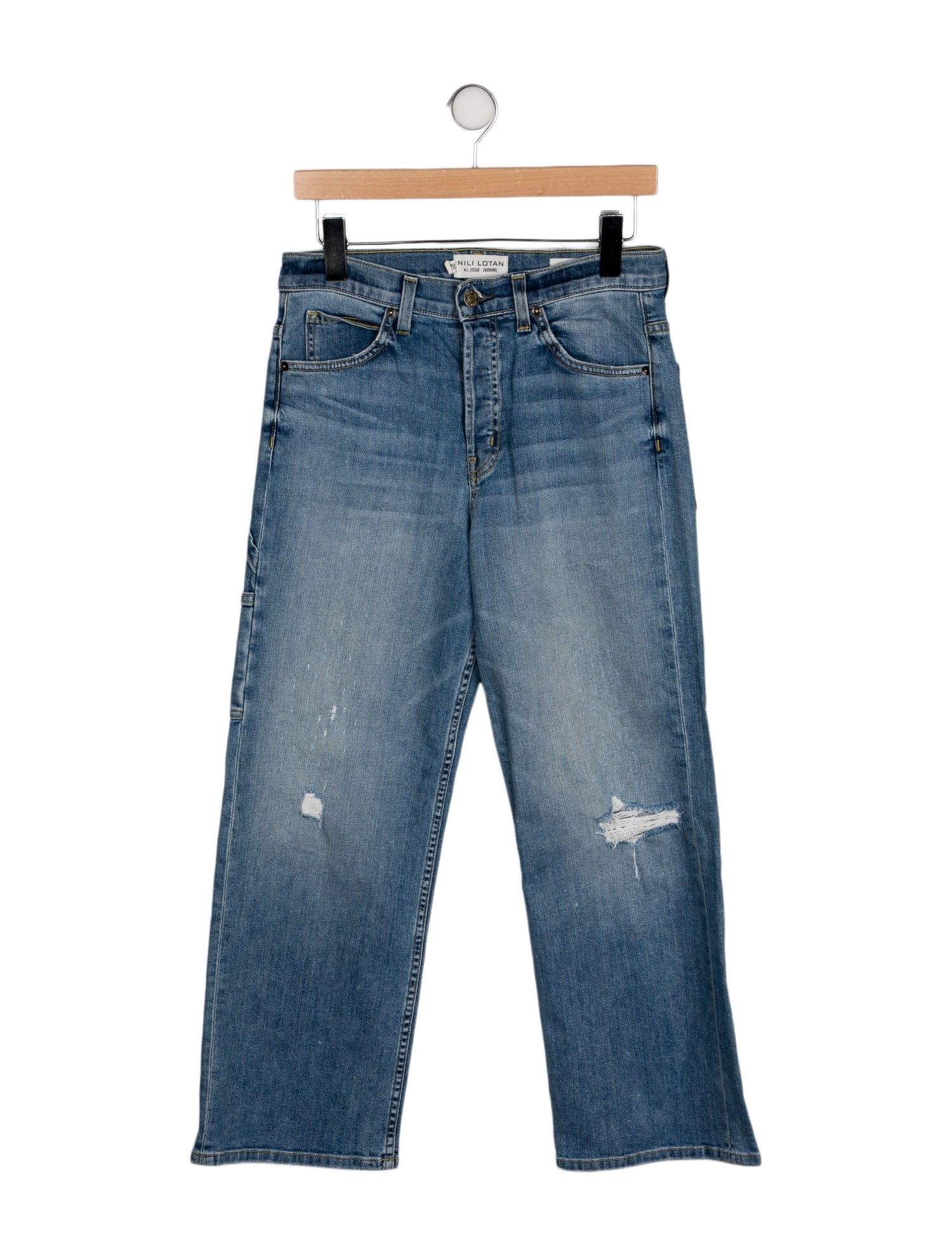 Nili Lotan High-Rise Wide Leg Jeans