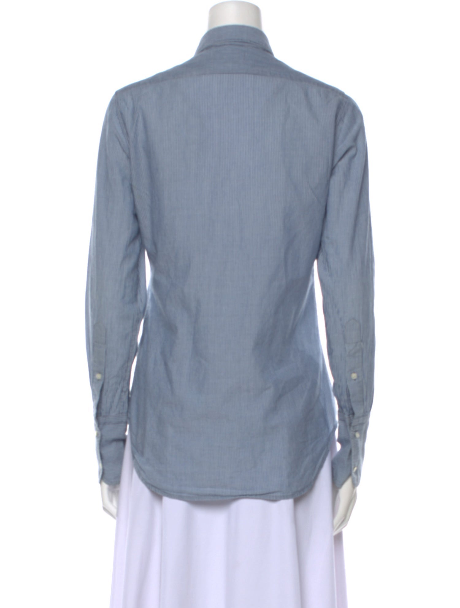 Nili Lotan Long Sleeve Button-Up Top