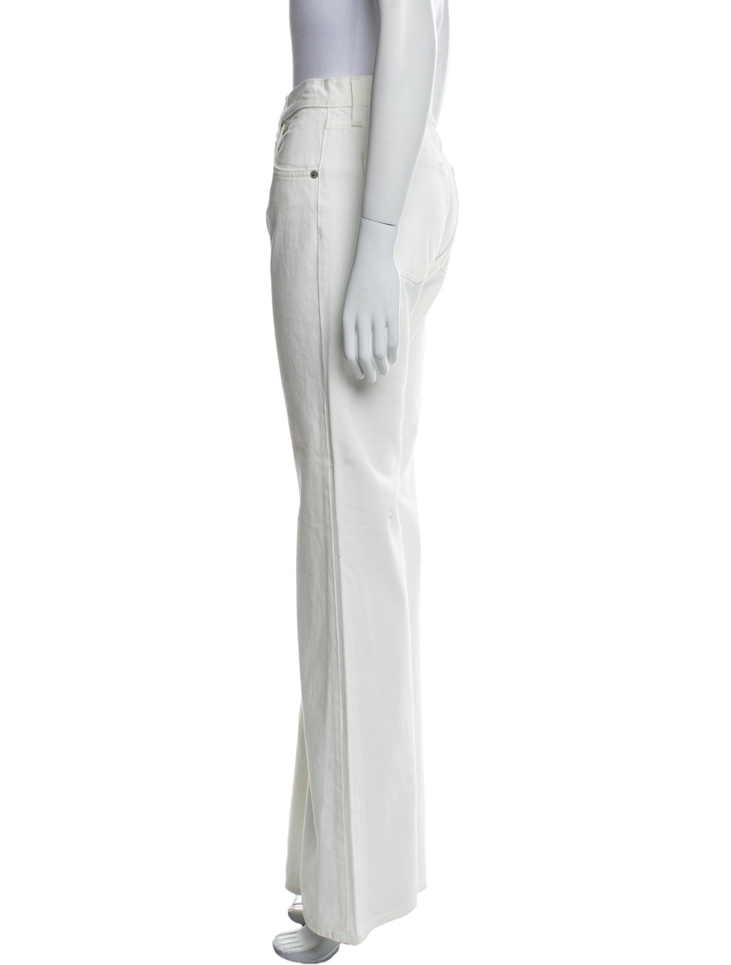 Nili Lotan Mid-Rise Wide Leg Jeans