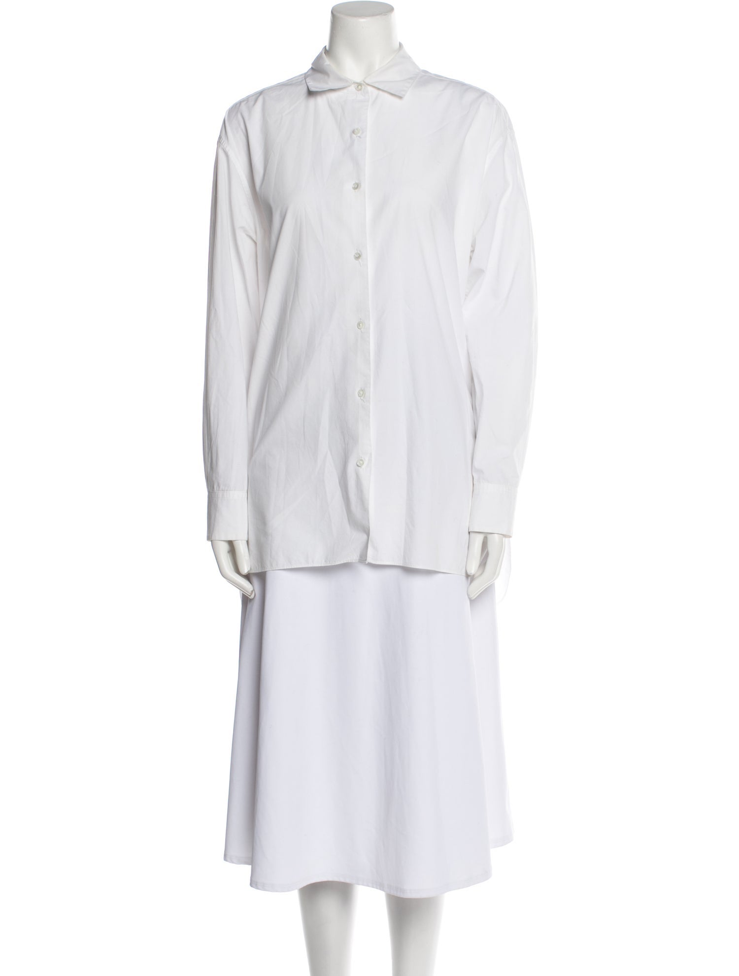 Nili Lotan Long Sleeve Button-Up Top