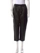 Nili Lotan Lambskin Straight Leg Pants