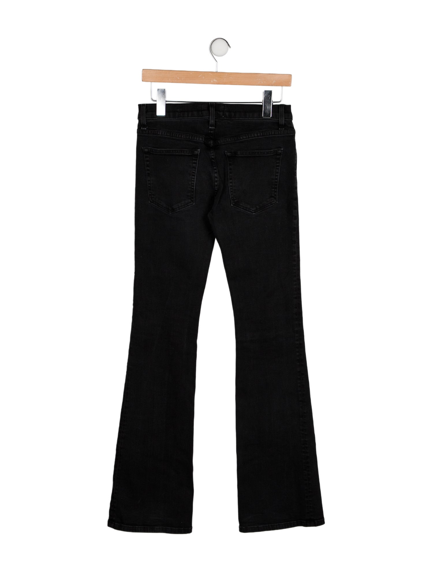 Nili Lotan Mid-Rise Wide Leg Jeans