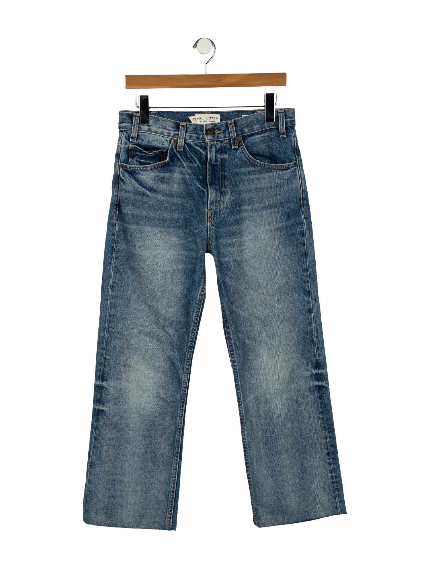 Nili Lotan High-Rise Wide Leg Jeans