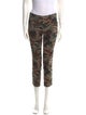 Nili Lotan Camouflage Print Straight Leg Pants
