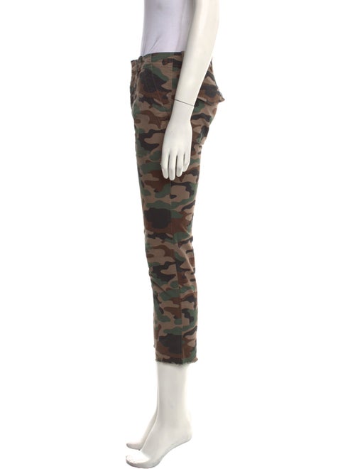 Nili Lotan Camouflage Print Straight Leg Pants