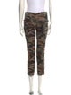 Nili Lotan Camouflage Print Straight Leg Pants