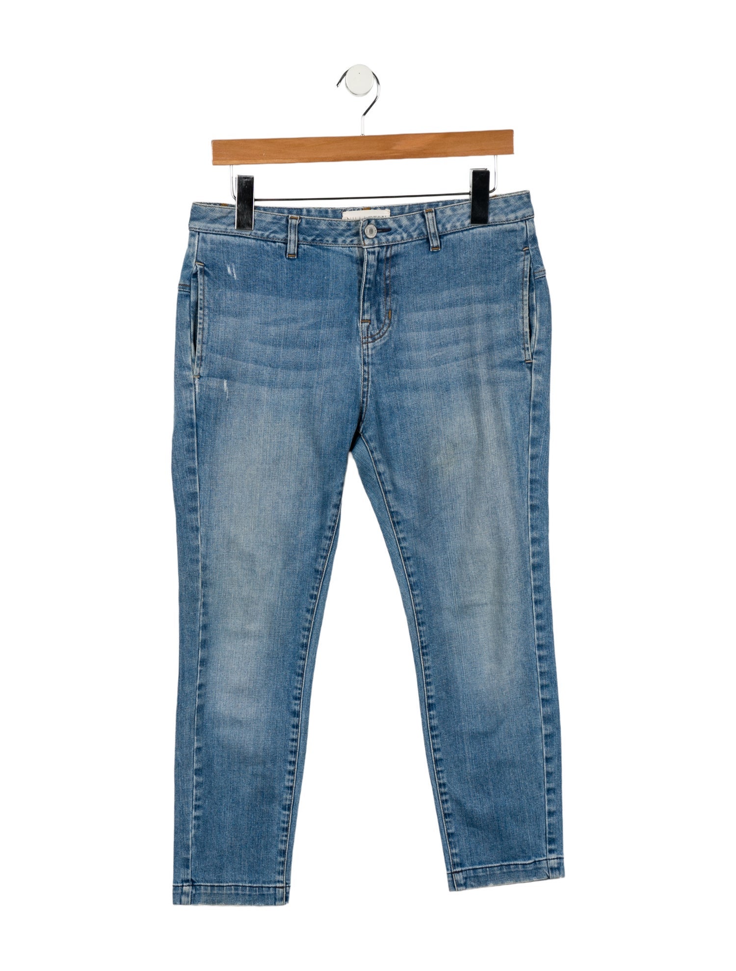 Nili Lotan Mid-Rise Skinny Leg Jeans